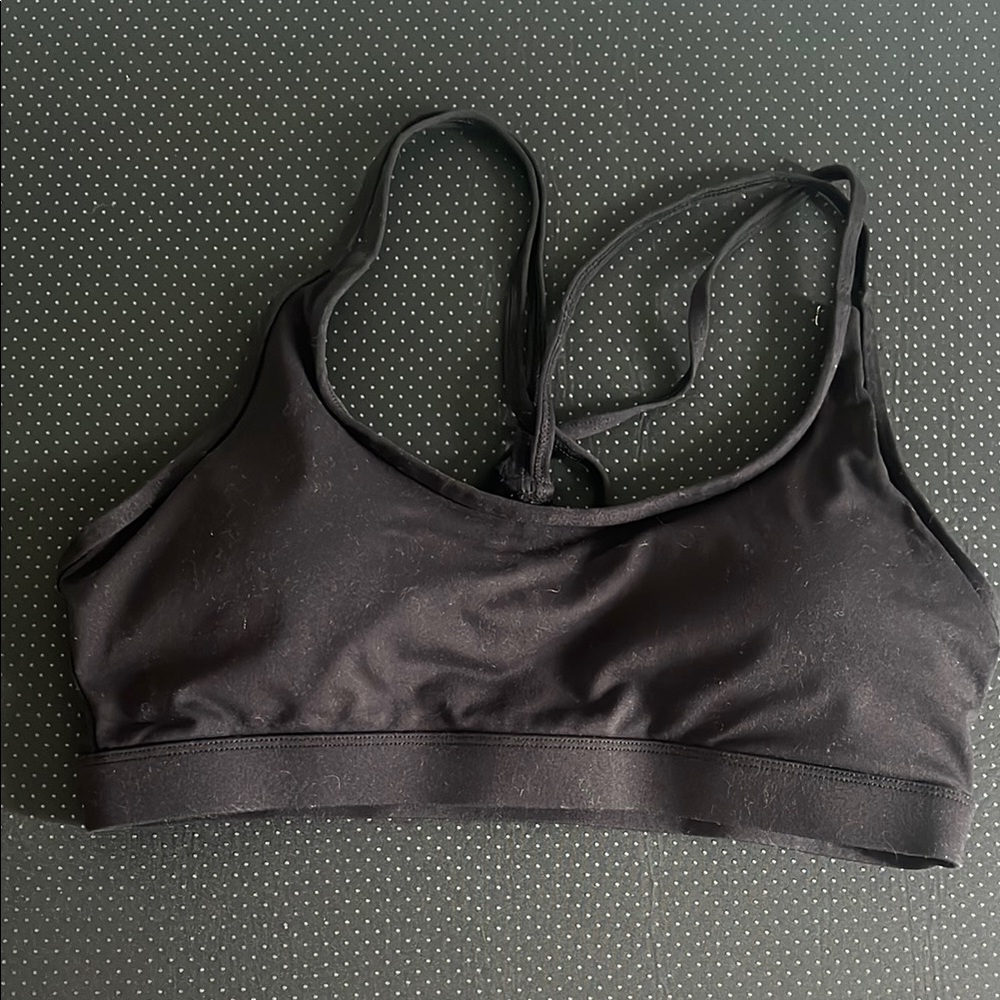 Black Women's Sports Bra
